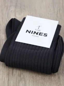 Chaussettes fil d'Écosse gris anthracite