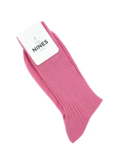 Chaussettes fil d'écosse rose