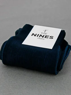 Chaussettes fil d'Écosse striées vert