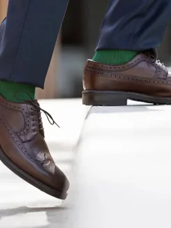 Chaussettes fil d'écosse vert anglais