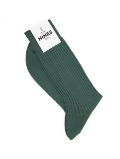 Chaussettes fil d'Écosse vert thym