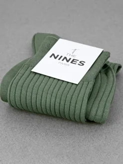 Chaussettes fil d'Écosse vert sauge