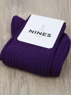 Chaussettes fil d'Écosse violettes