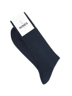 Chaussettes laine vierge gris acier