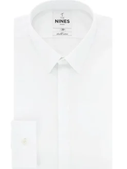 Chemise col français blanche