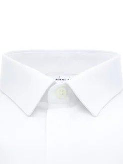 Chemise col français blanche