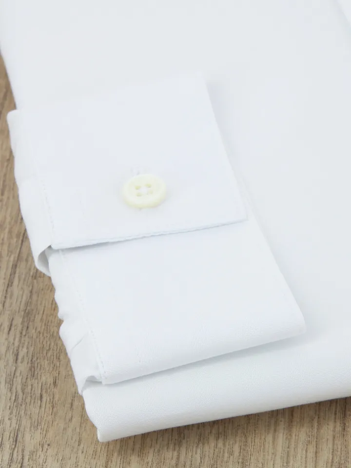 Chemise col français blanche