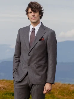Chemise col français classique en popeline blanche