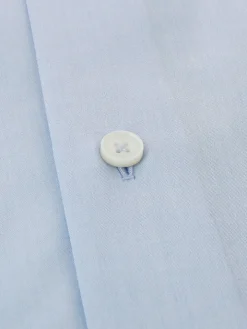 Chemise col italien à poignets mousquetaire