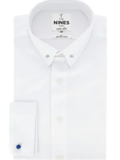 Chemise mousquetaire blanche col épingle