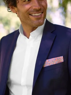 Chemise mousquetaire col inversé en popeline blanche