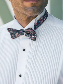 Chemise smoking col cassé à plastron