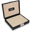 Coffret boutons de manchette en simili cuir medium