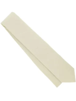 Cravate beige en soie Amalfi