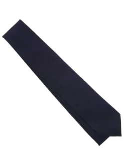 Cravate en satin bleu nuit Monte Carlo