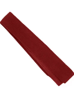 Cravate en tricot bordeaux Monza