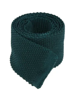 Cravate en tricot vert forêt Monza