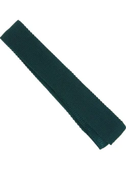 Cravate en tricot vert forêt Monza