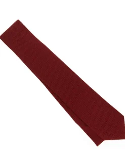 Cravate grenadine de soie bordeaux Grenadines III