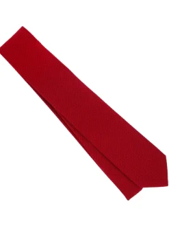 Cravate grenadine de soie rouge Grenadines III