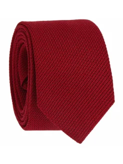 Cravate grenadine de soie rouge Grenadines IV