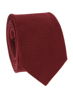 Cravate grenadine de soie bordeaux Grenadines IV