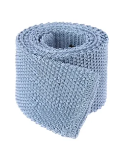 Cravate tricot bleu ciel Monza