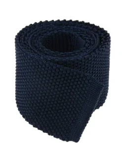Cravate tricot bleu marine Monza