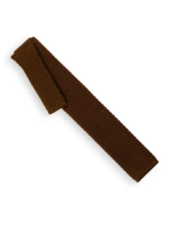 Cravate tricot chocolat Monza