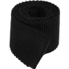 Cravate tricot noir Monza