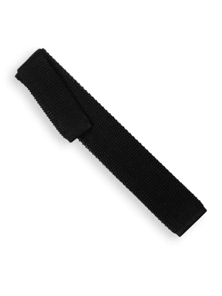 Cravate tricot noir Monza