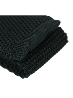 Cravate tricot noir Monza