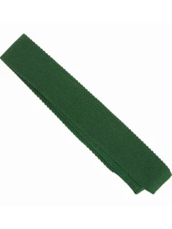 Cravate tricot vert foncé Monza