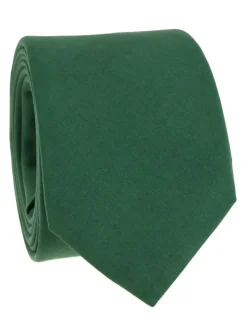 Cravate vert anglais en soie Amalfi