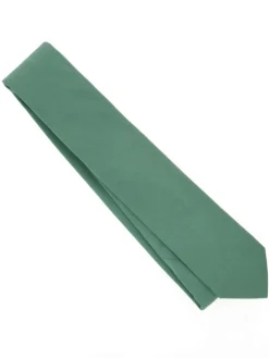 Cravate vert basilic en soie Amalfi