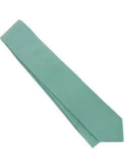 Cravate vert menthe en soie Amalfi