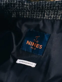 Gilet homme en laine mélangée bleu marine