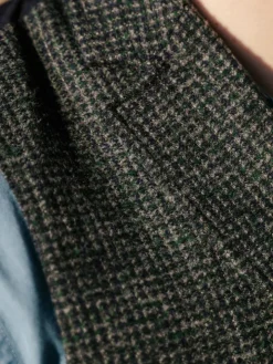 Gilet homme en laine mélangée vert