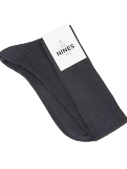 Mi-bas fil d'Écosse gris anthracite