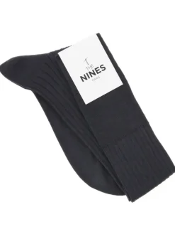 Mi-bas laine vierge gris acier