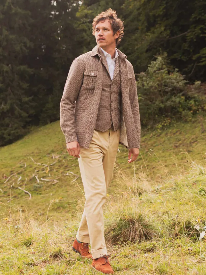 Pantalon à pinces beige - Bilbao