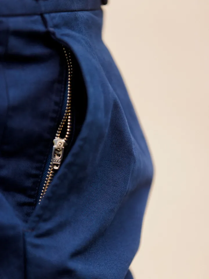 Pantalon à pinces bleu marine - Bilbao