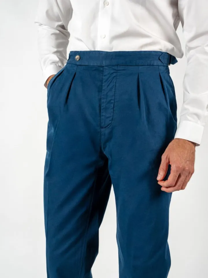 Pantalon à pinces bleu marine - Bilbao