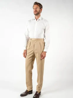 Pantalon à pinces brun - Bilbao