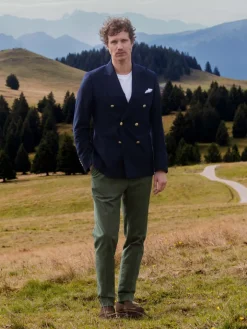 Pantalon à pinces vert thym - Bilbao