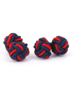 Passementerie bleu marine et rouge Bombay