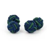 Passementerie bleu marine et vert Bombay
