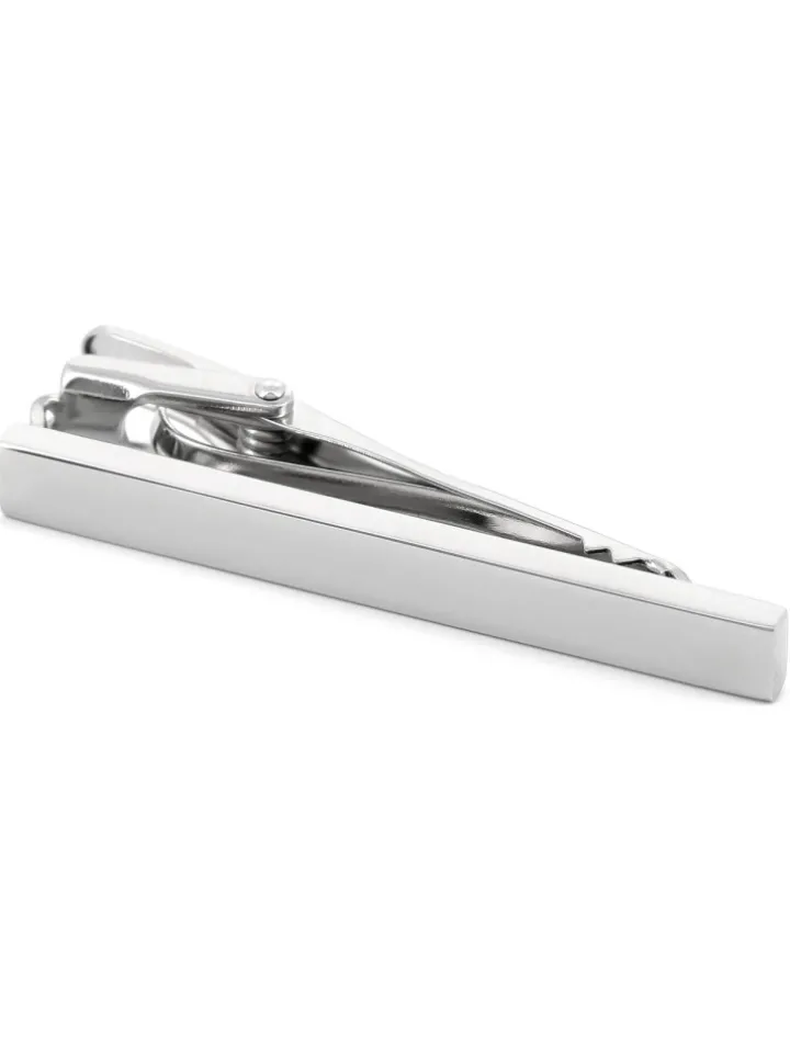 Pince à cravate slim argent - Phoenix II