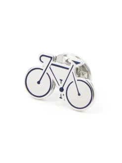 Pin's vélo de course bleu