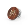 Pin's vélo de course en bois